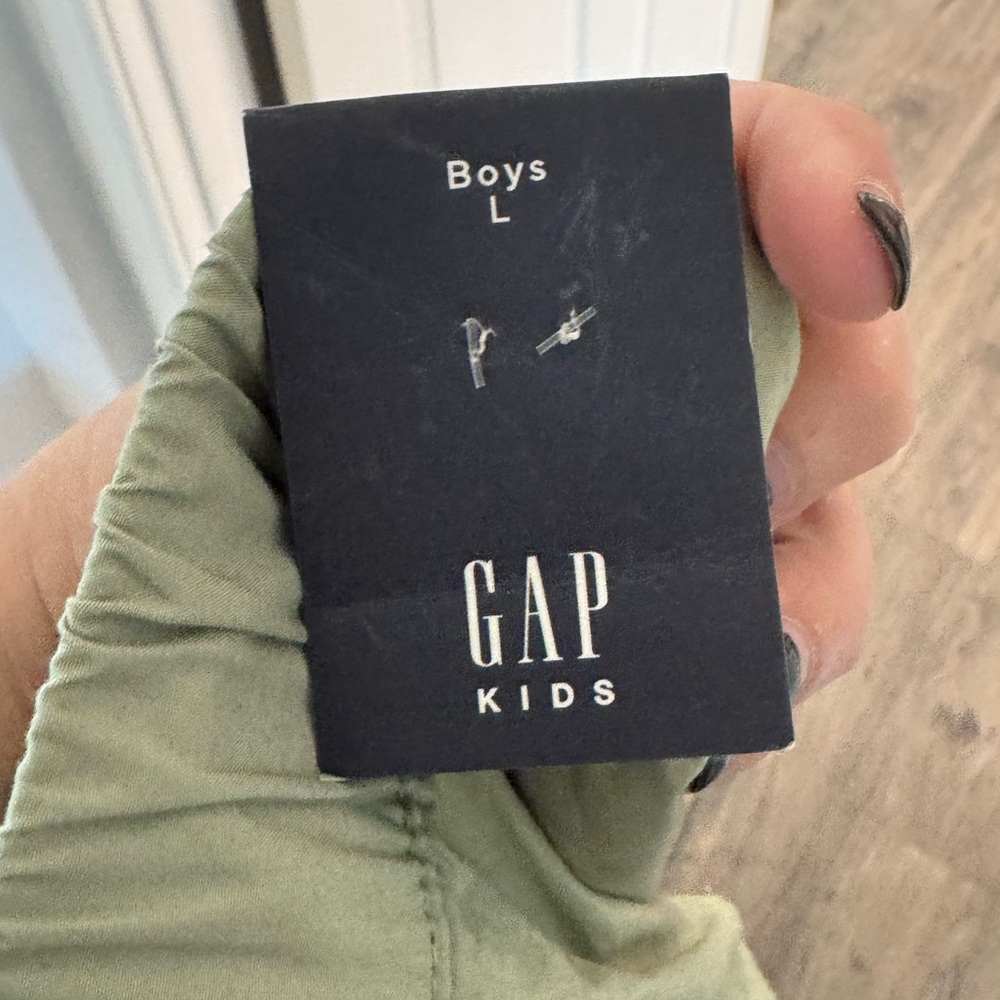 Boys Olive Cargo Pants - Picture 5 of 5